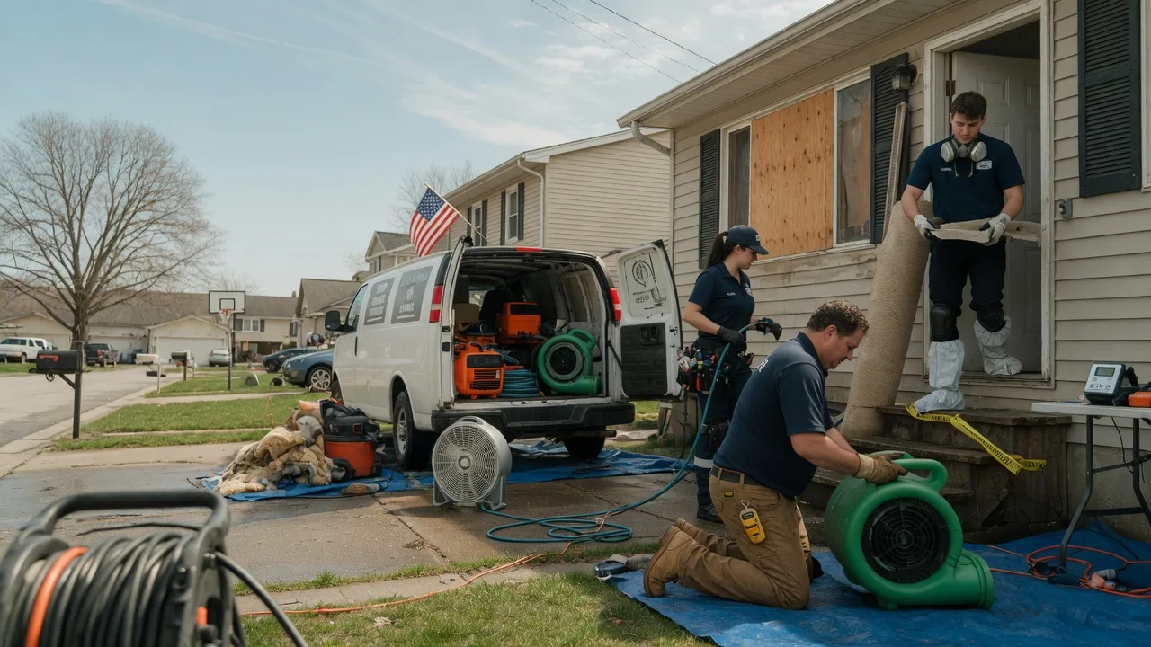 Water Damage Restoration in Chesterville, OH near me